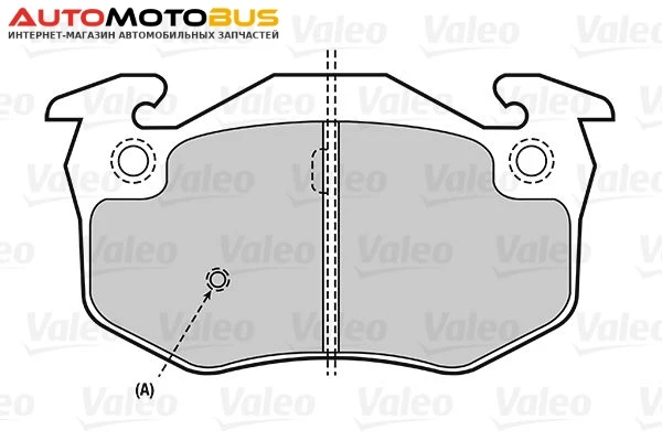 Фото Комплект тормозных дисковых колодок Valeo 301396