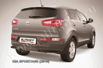 фото Slitkoff Уголки d57 черные KIA SPORTAGE (2010)