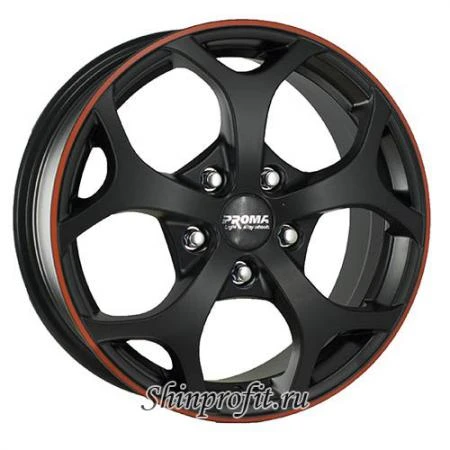 Фото Proma Экстрим 6.5x16/5x110 d65.1 ET37 Черный+Красный