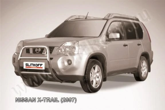 Фото Slitkoff Кенгурятник d57 высокий Nissan X trail 2007