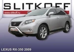 фото Slitkoff Кенгурятник d76 низкий мини черный LEXUS RX-350 (2009)