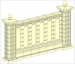 Фото Межколонные секции, забор