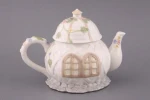 фото Музыкальное декоративное изделие "чайник" 12*19 см.высота=15 см. Porcelain Manufacturing (461-184)