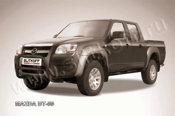 Фото Slitkoff Кенгурятник d57 низкий черные MAZDA BT-50