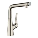 фото Смеситель для кухни Hansgrohe Metris Select M71 (14785800) сталь