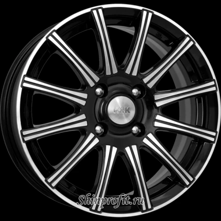 Фото K&amp;K Сиеста 6x15/4x108 D65.1 ET23 Алмаз черный