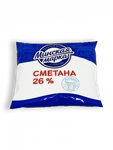 фото Сметана Минская марка 26% 400г фин-пак