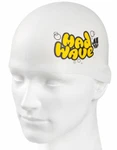 фото Юниорская силиконовая шапочка Mad Wave Silicone Junior Solid M0547 01 (Цвет: Белый;)