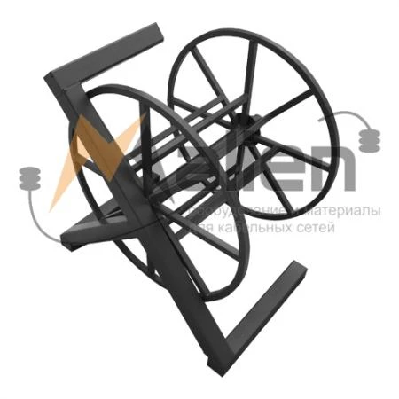 Фото Подставка для троса-лидера с барабаном П1-700Б