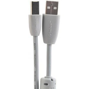 Фото Мультимедийный кабель USB2.0 A вилка-USB B вилка c ф/фильтром, 3м Belsis BW1412