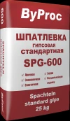 Фото Шпатлевка гипсовая 600-SPG ByProc стандартная 25кг