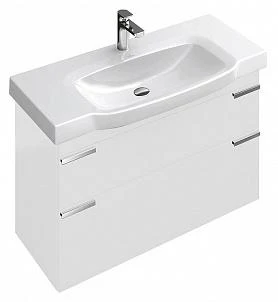 Фото Villeroy &amp; Boch Тумба с раковиной Villeroy &amp; Boch Sentique 80 A854 00DH+ белая