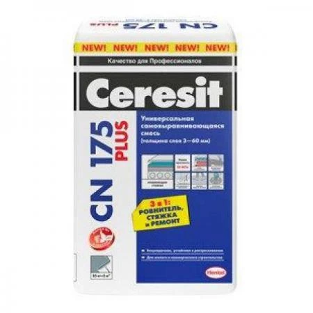 Фото Ceresit Ceresit CN 175 Plus 25 кг. Смесь самовыравнивающаяся