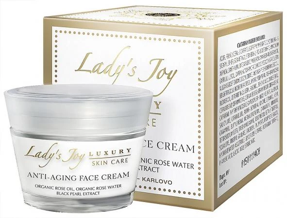 Фото Крем для лица против старения Lady`s Joy Luxury Болгарская Роза Карлово 50 ml