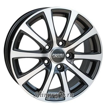 Фото Proma Колизей 6x15/5x100 D57.1 ET43 Алмаз матовый