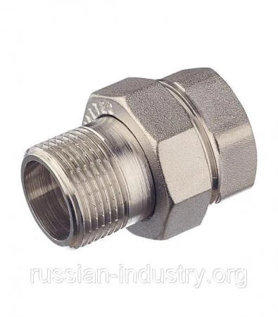 Фото Американка прямая (сгон) 3/4" внутр(г) х 3/4" нар(ш ) Valtec