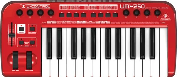 Фото MIDI-клавиатура BEHRINGER UMX250