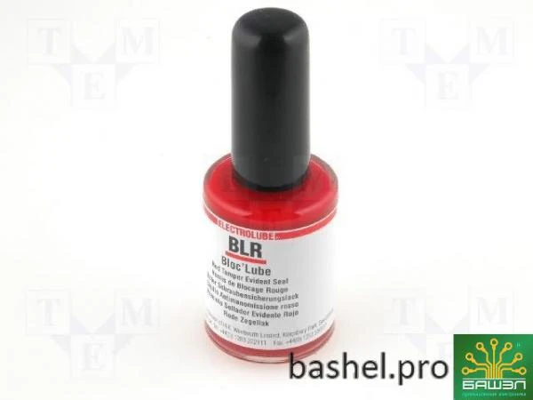 Фото BLV15ML (15 ml) Стопорная/пломбировочная/гарантийная краска - Зеленая