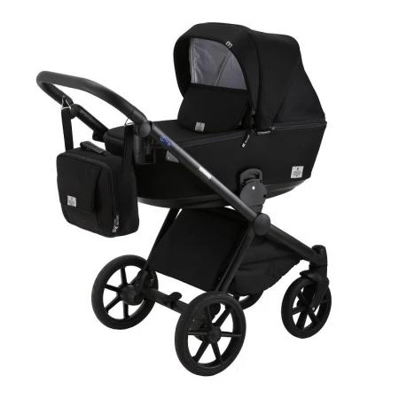 Фото Коляска 3 в 1 BeBe-mobile Cezaro черный плетеный