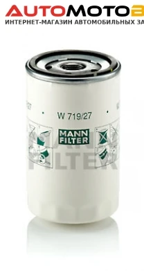 Фото Фильтр масляный двигателя MANN-FILTER W719/27