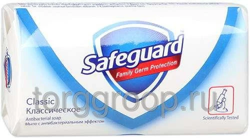 Фото Туалетное мыло Сейфгард SafeGuard Антибактериальное 90г