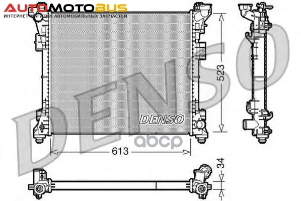 Фото Радиатор охлаждения DENSO DRM06006