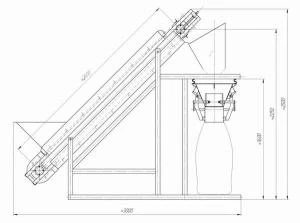 Фото Дозатор фасовочный конвейерный в мешок Дозатор фасовочный конвейерный в мешок