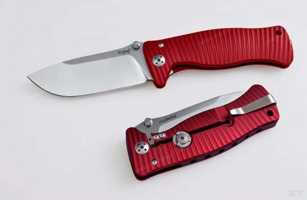 Фото Нож LionSteel серии SR-1 Aluminium Цвет Красный Варианты Цвет лезвия: Сталь