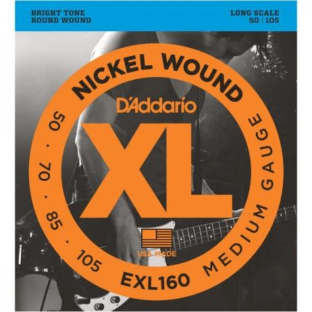 Фото Гитарные струны D'Addario EXL160 (для бас-гитары)