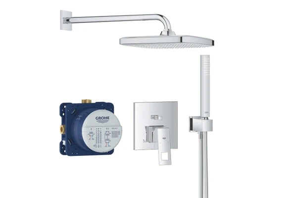 Фото Душевой комплект для ванной GROHE Eurocube (25239000) хром