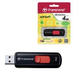 фото Флэш-диск 4 GB, TRANSCEND JetFlash 500, USB 2.0, черный