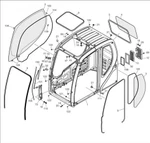 фото Кабина на экскаватор Doosan DX 225LCA