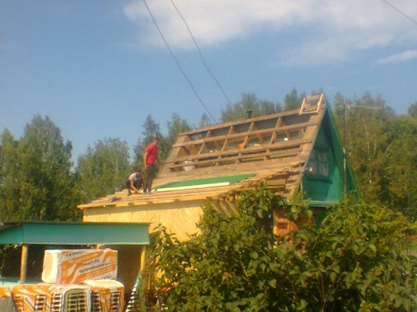 Фото Замена кровельного покрытия