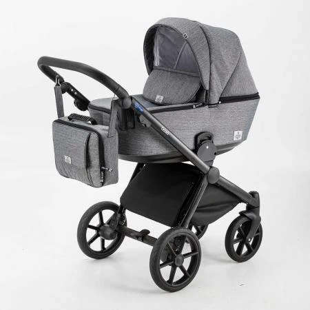 Фото Коляска 3 в 1 BeBe-mobile Cezaro серая