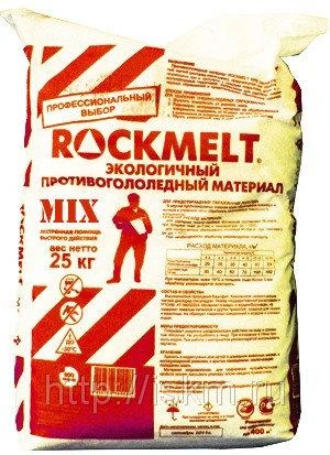 Фото Реагент противогололедный ROCKMELT MIX 20 кг