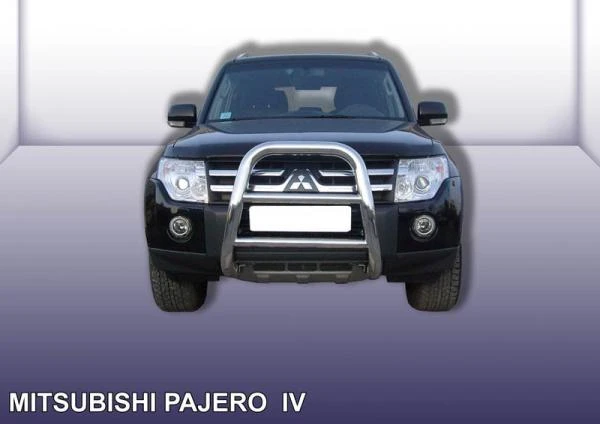 Фото Slitkoff Кенгурятник d76 высокий Mitsubishi Pajero 4