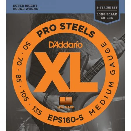 Фото Гитарные струны D'Addario EPS160-5 (для бас-гитары)