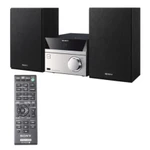 фото Музыкальный центр SONY CMT-S20, CD, MP3, WMA, USB, AM/FM-тюнер, выходная мощность 10 Вт, черный/серебристый