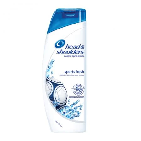 Фото Шампунь 400 мл, HEAD &amp; SHOULDERS (Хэд энд Шолдерс) "Sports Fresh", от перхоти