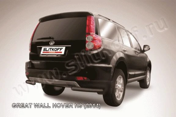 Фото Slitkoff Уголки d57 черные Great Wall Hover H3 (2014)