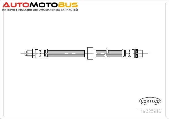 Фото Шланг тормозной CORTECO 19025910