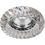 фото Светильник встраиваемый 12LED*2835 SMD MR16 50W G 5.3 прозрачный хром JD359; 28610