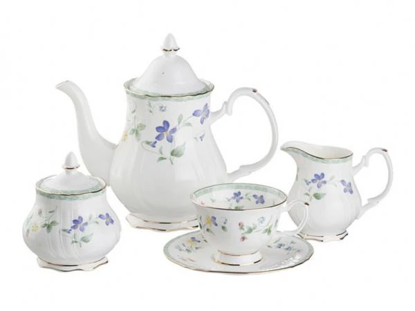 Фото Чайный сервиз на 6 персон 15 пр. 1200/300/200 мл. Porcelain Manufacturing (264-303)