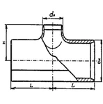 фото Тройник штампосварной равнопроходный