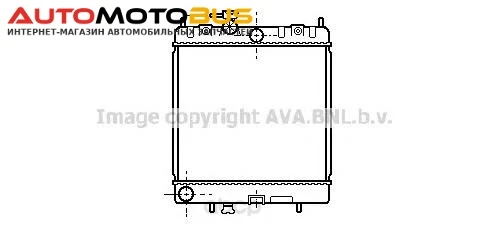 Фото Радиатор охлаждения двигателя Ava DN2128