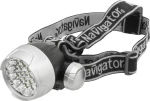 фото Фонарь светодиодный NPT-H01-3AAA 25LED налобный пластик (94 946); 18626