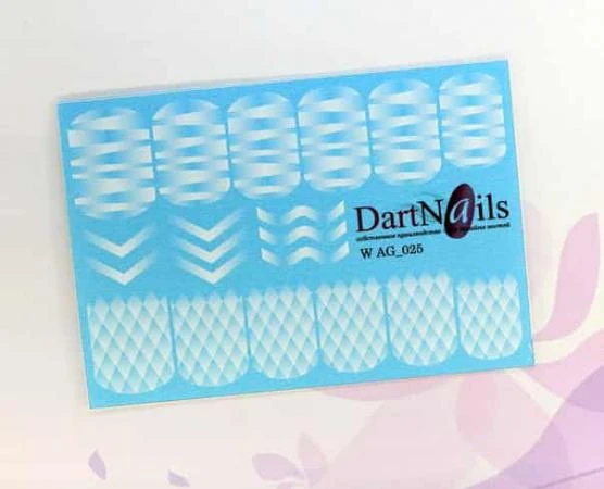 Фото Наклейки для маникюра Dart Nails Слайдер W AG_025