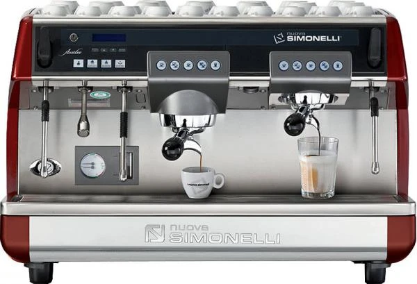 Фото Кофемашина-полуавтомат nuova simonelli aurelia 2sem 2gr red