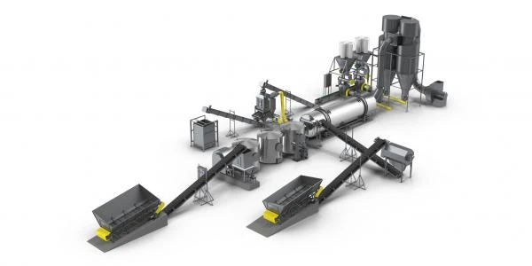 Фото Линии по производству топливных гранул из мелкофракционных древесных отходов естественной влажности