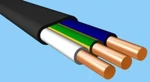 фото Кабель ВВГнг-LS-П 3х1,5 ож